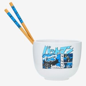 DC Comics Batman Ramen Bowl with Chopsticks- NWT